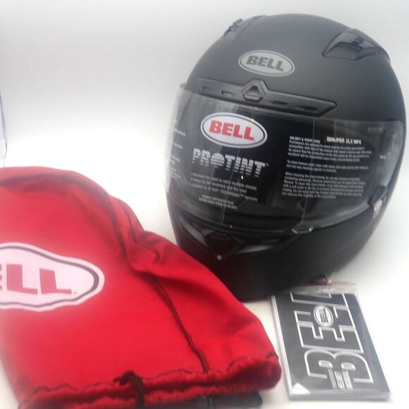 NEW Bell Qualifier DLX Mips Full Face Helmet Matte Black LARGE - Picture 2 of 16